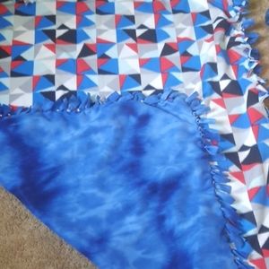 Handmade tie knot blankets